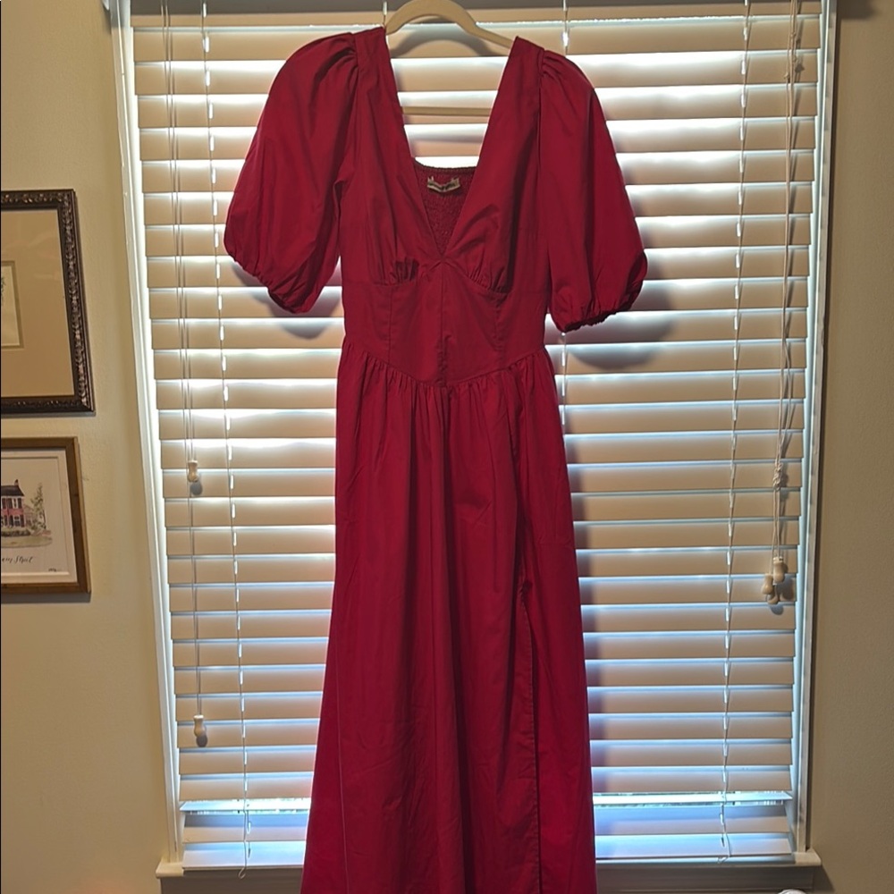 Abercrombie & Fitch Vibrant Red Dress